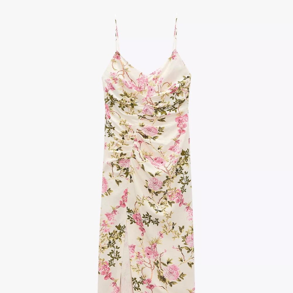 Floral Spaghetti Strap Dress
